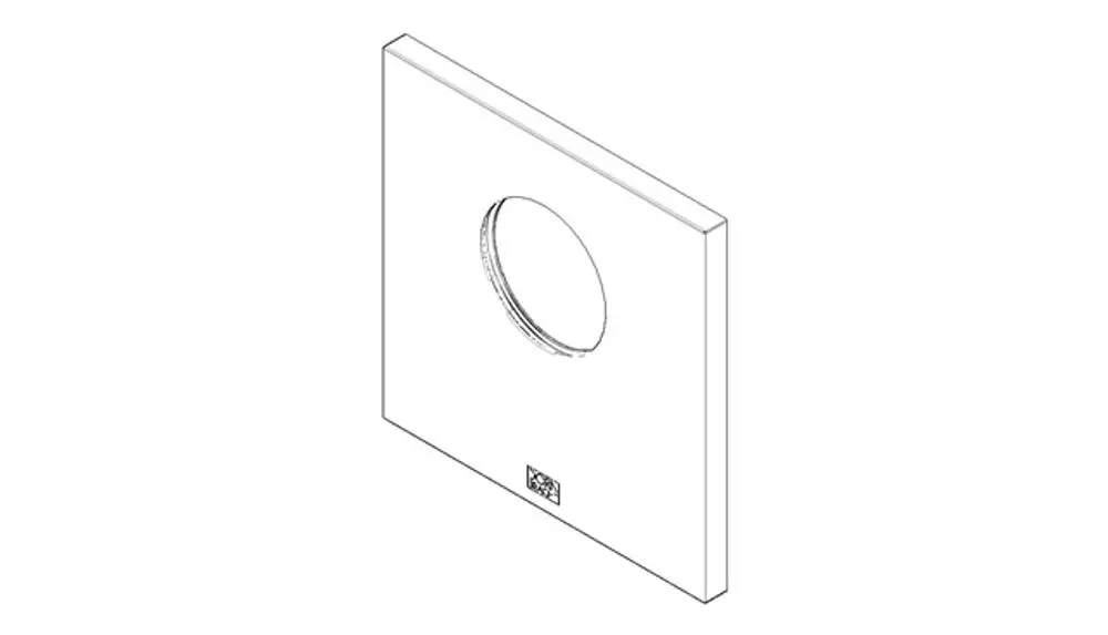 DORNBRACHT xTOOL Rosette ERSATZTEILE 091102196 120 x 120 x 8,5 mm Cyprum, 091102196-49 Galeriebild 1